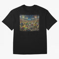 Celebration at Brazilian Football Match World Cup 2026 Vibes Oversized T-Shirt Bring International Match Energy to Global Football Passion for FIFA World Cup 2026 USA Canada Mexico, Filled with Cristiano Ronaldo, Netherlands, Vintage Soccer Flavor,