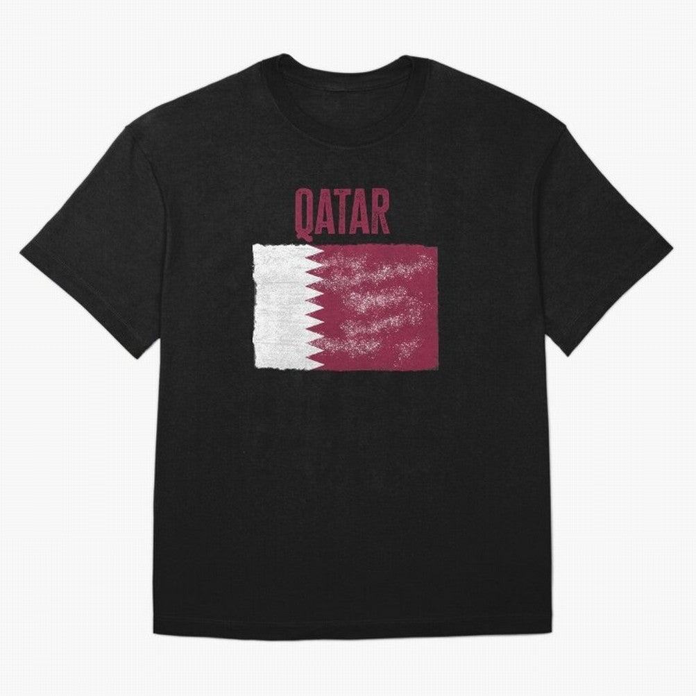 Qatar Oversized T-Shirt Join the Global Buzz around FIFA World Cup 2026 USA Canada Mexico Spirit, Connected to Argentina, Cristiano Ronaldo, Haaland and CR7, Championship Spirit, Famous Goals, Roaring Crowds and International Football Unity; Built