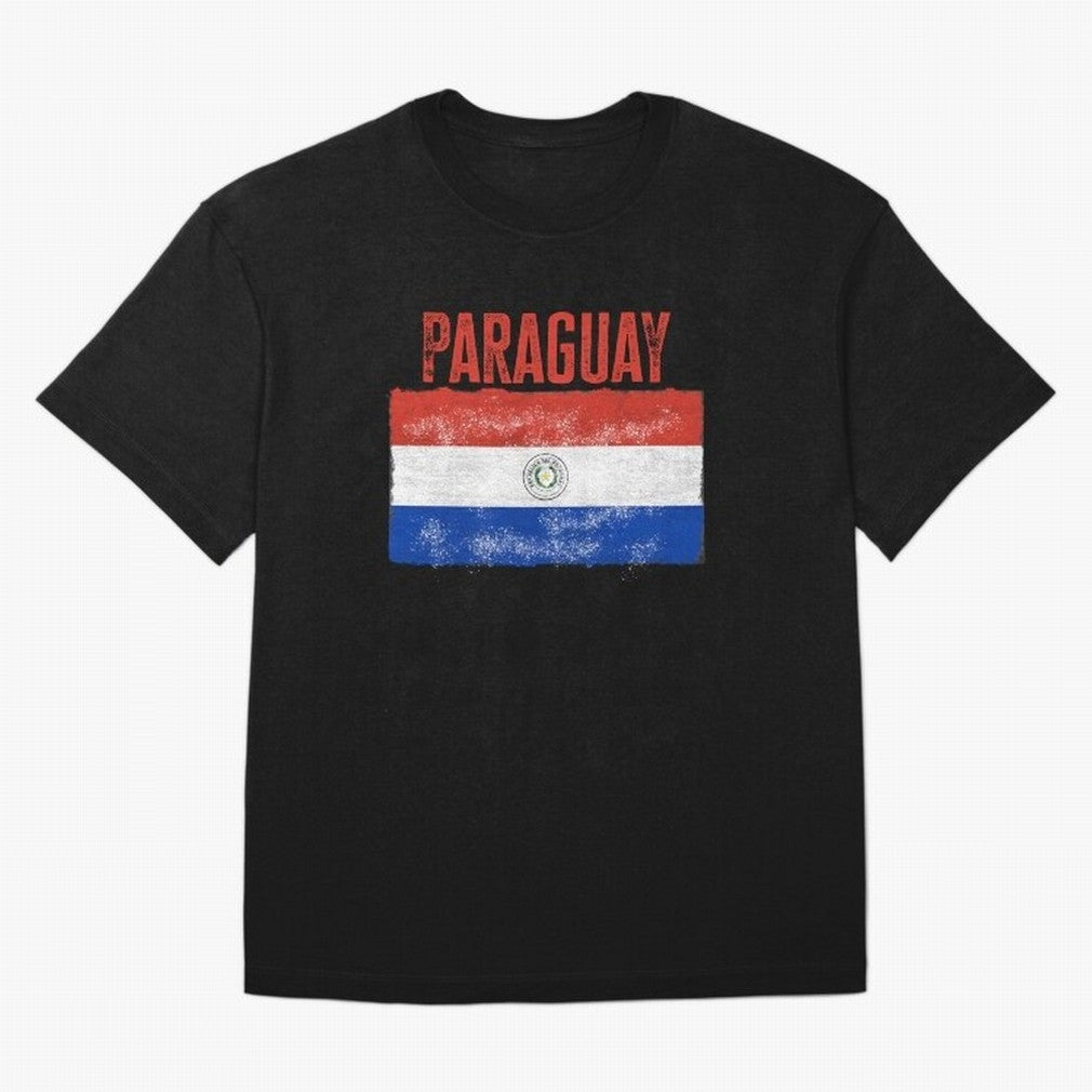 Paraguay Oversized T-Shirt Bring Global Tournament Vibes to Match Day Hype around FIFA World Cup 2026 USA Canada Mexico, Messi, CR7 and Mbappe, Argentina, Football Festival Excitement, Trophy Ambitions, Country Rivalries and Star Player Buzz;