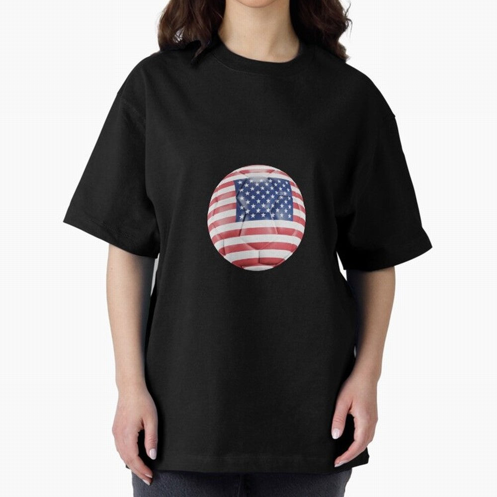 USA Soccer Oversized T-Shirt Make Game Day About FIFA World Cup 2026 Group Stage Connected to Cristiano Ronaldo, Haaland and CR7, France Energy, Fan Favorite Moments, National Team Passion, Big Match Drama and Soccer History; Built for Supporters
