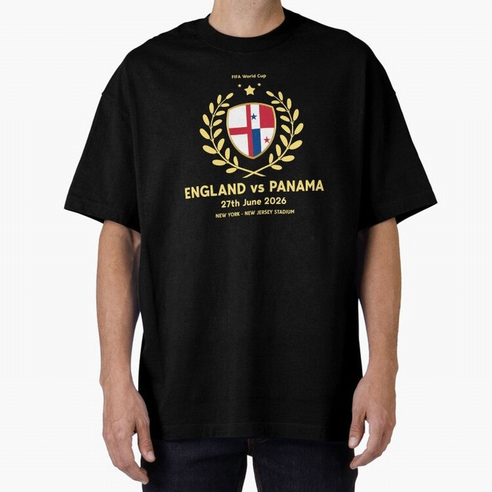 FIFA World Cup - England v Panama Oversized T-Shirt Make Memories around FIFA World Cup 2026 USA Canada Mexico Spirit, Inspired by Spain, Messi, CR7 and Mbappe, Football Passion, Legendary Performances, Festival Vibes and Supporter Community;
