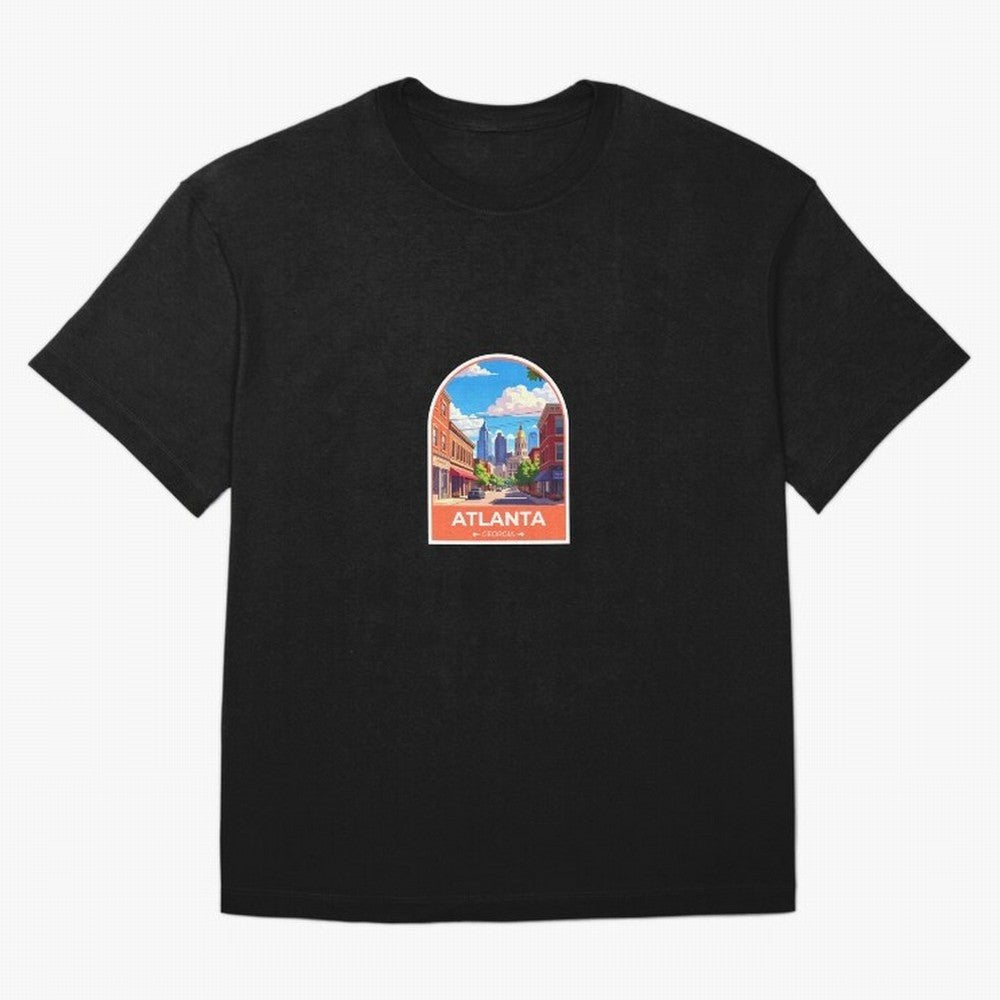 Atlanta Georgia Oversized T-Shirt Enjoy Match Day Hype around FIFA World Cup 2026 USA Canada Mexico, Neymar, Argentina, France and Brazil, Champion Mindset, Group Stage Buzz, Knockout Tension and Passionate Fan Culture; Created for Match Day