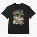 Soccer Mom Powered By Coffee And FIFA World Cup 2026 Funny USA Football Design Oversized T-Shirt Make Every Kick Count in FIFA World Cup 2026 Group Stage Filled with CR7 and Messi, Netherlands Energy, Football Festival Excitement, Trophy Ambitions,