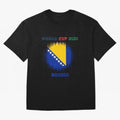 BOSNIA WORLD CUP 2026 Oversized T-Shirt Show Love for Legendary Goals in the FIFA World Cup 2026 USA Canada Mexico Journey through Messi, CR7 and Mbappe Highlights, Netherlands Pride, Football Festival Excitement, Trophy Ambitions, Country