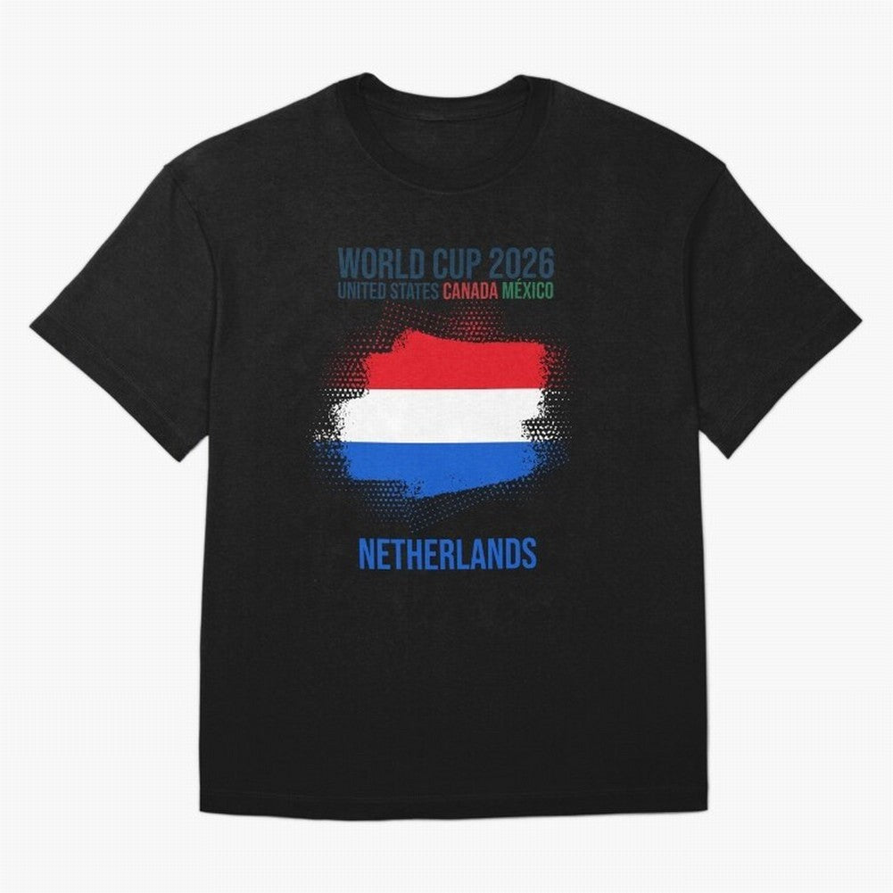 NETHERLANDS WORLD CUP 2026 Oversized T-Shirt Show Match Day Excitement for the FIFA World Cup 2026 USA Canada Mexico Journey through Neymar Highlights, Portugal Pride, Sports Nostalgia, International Competition, Famous Players and Unforgettable