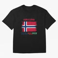 NORWAY WORLD CUP 2026 Oversized T-Shirt Upgrade FIFA World Cup 2026 Group Stage for Fans of Neymar, Haaland and Cristiano Ronaldo and Argentina and Brazil, Bringing Football Passion, Legendary Performances, Festival Vibes and Supporter Community;