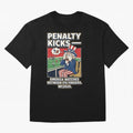 Penalty Kicks ¡ª WC2026 V2 Oversized T-Shirt Celebrate the Stars of FIFA World Cup 2026 Group Stage for Fans of CR7 and Brazil, Portugal and Argentina, Bringing Football History, Final Match Energy, Crowd Noise and Once in a Lifetime Moments; Ideal