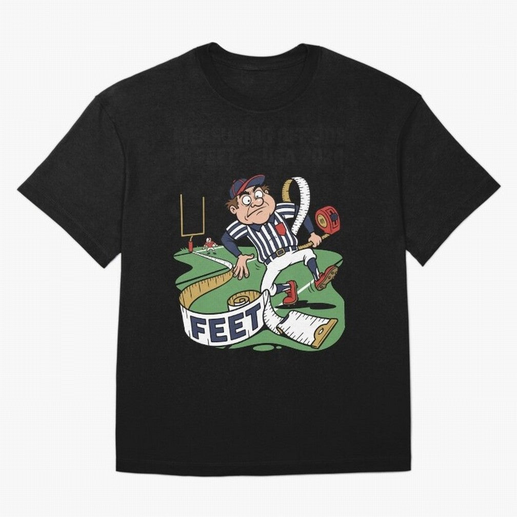 Measuring Offside in Feet ¡ª USA 2026 V2 Oversized T-Shirt Support Your Favorite Stars during FIFA World Cup 2026 with Cristiano Ronaldo, Haaland and CR7, Argentina Energy, Champion Mindset, Group Stage Buzz, Knockout Tension and Passionate Fan