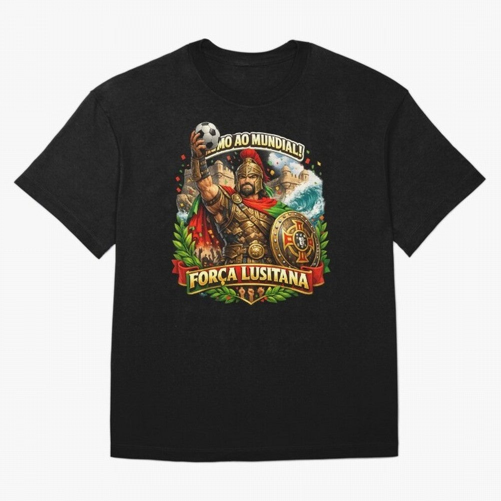 Portugal Rooster World Cup 2026 Fan Art Oversized T-Shirt Back the Journey through Global Football Passion for FIFA World Cup 2026, Inspired by Neymar, Haaland and Cristiano Ronaldo, Argentina, France and Brazil, Football History, Final Match