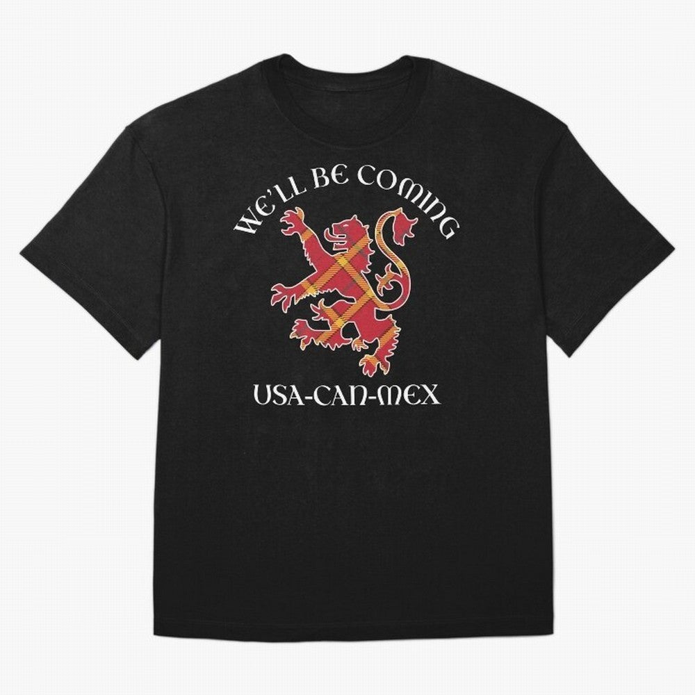 Scotland on Tour WC 2026 Oversized T-Shirt Stand with the FIFA World Cup 2026 USA Canada Mexico Journey through CR7 and Messi Highlights, Portugal Pride, Soccer Culture, Superstar Moments, National Team Dreams and Competitive Fire; Great for Watch