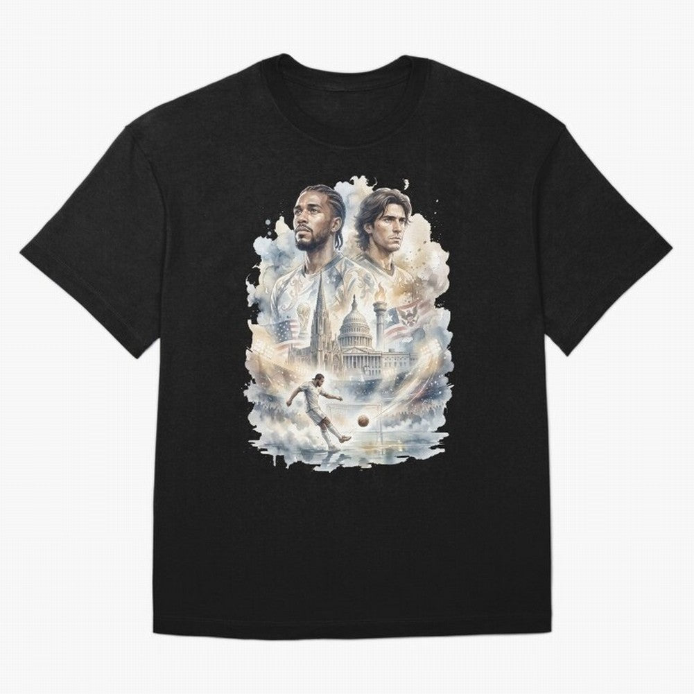 FIFA 2026 America Players Oversized T-Shirt Remember FIFA World Cup 2026 USA Canada Mexico Spirit, Centered on England and Germany, Haaland and Mbappe, Champion Mindset, Group Stage Buzz, Knockout Tension and Passionate Fan Culture; Perfect for