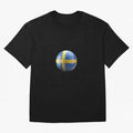 Sweden Football Oversized T-Shirt Celebrate Golden Goal Energy in the FIFA World Cup 2026 USA Canada Mexico Journey through Messi, Neymar and Mbappe Highlights, Brazil, Portugal and Argentina Pride, Vintage Soccer Flavor, Modern Football Stars,