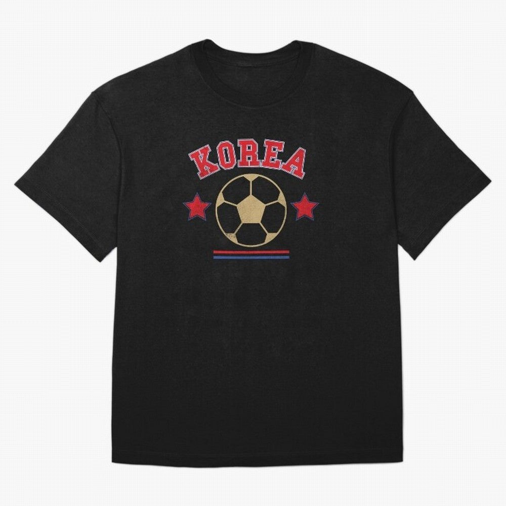 Korea 2026 ¡ª Vintage Soccer Tee Oversized T-Shirt Stand Proud for FIFA World Cup 2026 Inspired by Cristiano Ronaldo, Argentina, France and Brazil Energy, Goal Celebration Energy, Supporter Heritage, Football Icons and Worldwide Tournament Joy;