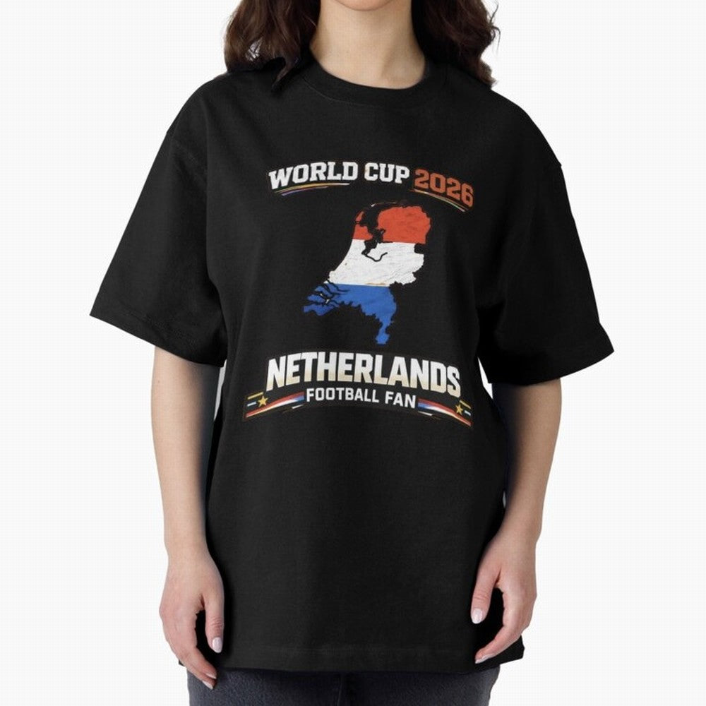 Netherlands Football Fan World Cup 2026 - Dutch Map Vintage Art Oversized T-Shirt Show Up for the Glory of Global Football Passion for FIFA World Cup 2026 Group Stage, Built around Neymar, Germany, Game Day Rituals, Football Legends, Country Pride