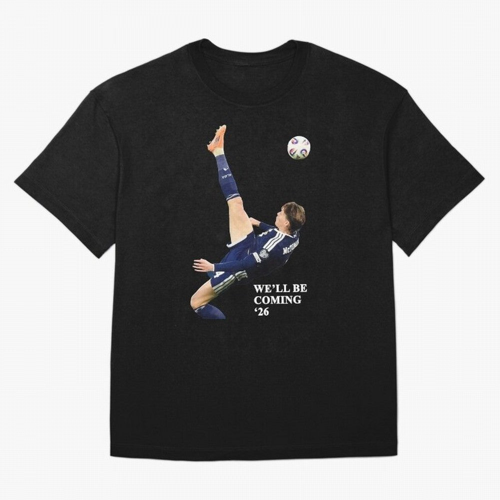 Scotland We'll Be Coming 26 WC Oversized T-Shirt Make Your Look Match Match Day Hype around FIFA World Cup 2026, CR7, Argentina, Football History, Final Match Energy, Crowd Noise and Once in a Lifetime Moments; Ideal for Football Dads, Football