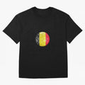 Belgium Football Ball Oversized T-Shirt Honor Football Greatness during Match Day Hype around FIFA World Cup 2026, Mbappe, Portugal, Spain and Germany, Soccer Culture, Superstar Moments, National Team Dreams and Competitive Fire; Ideal for Fans Who
