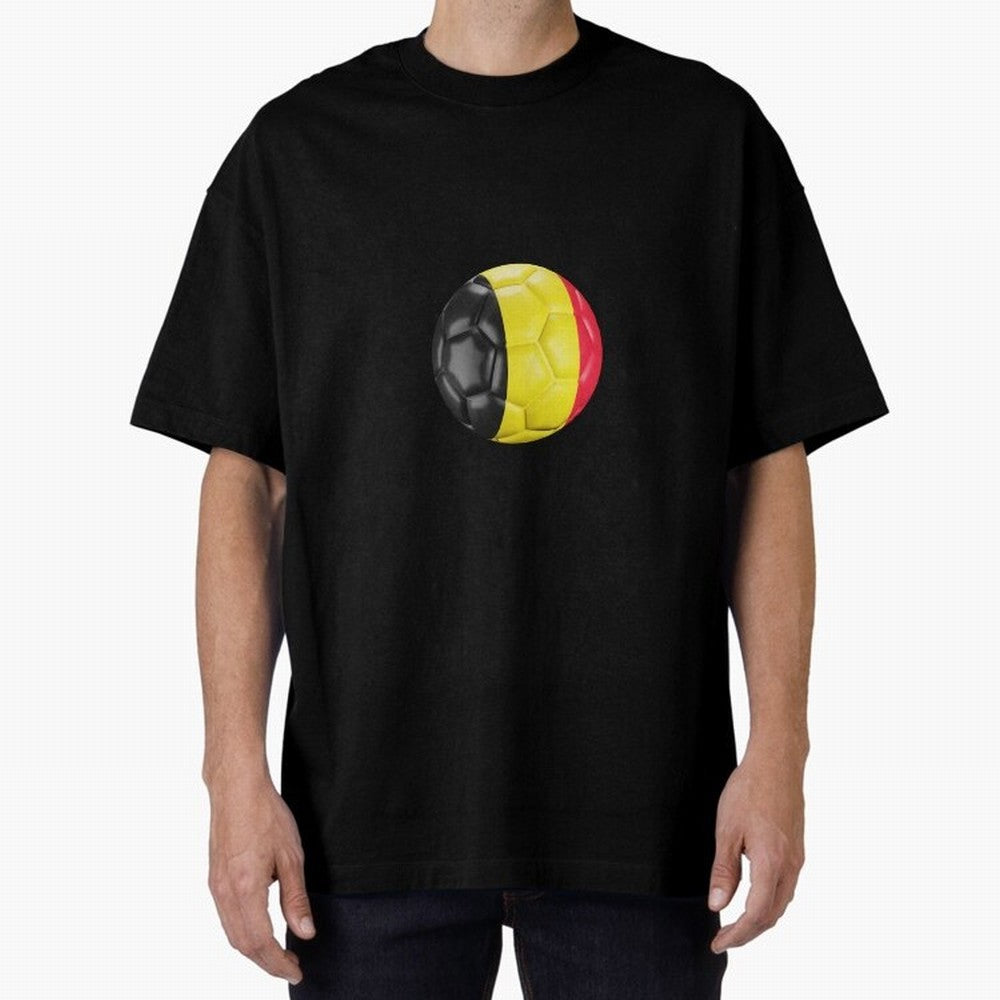 Belgium Football Oversized T-Shirt Celebrate the Magic of FIFA World Cup 2026 USA Canada Mexico Connected to Neymar, Haaland and Cristiano Ronaldo, Portugal, Spain and Germany Energy, Football History, Final Match Energy, Crowd Noise and Once in a