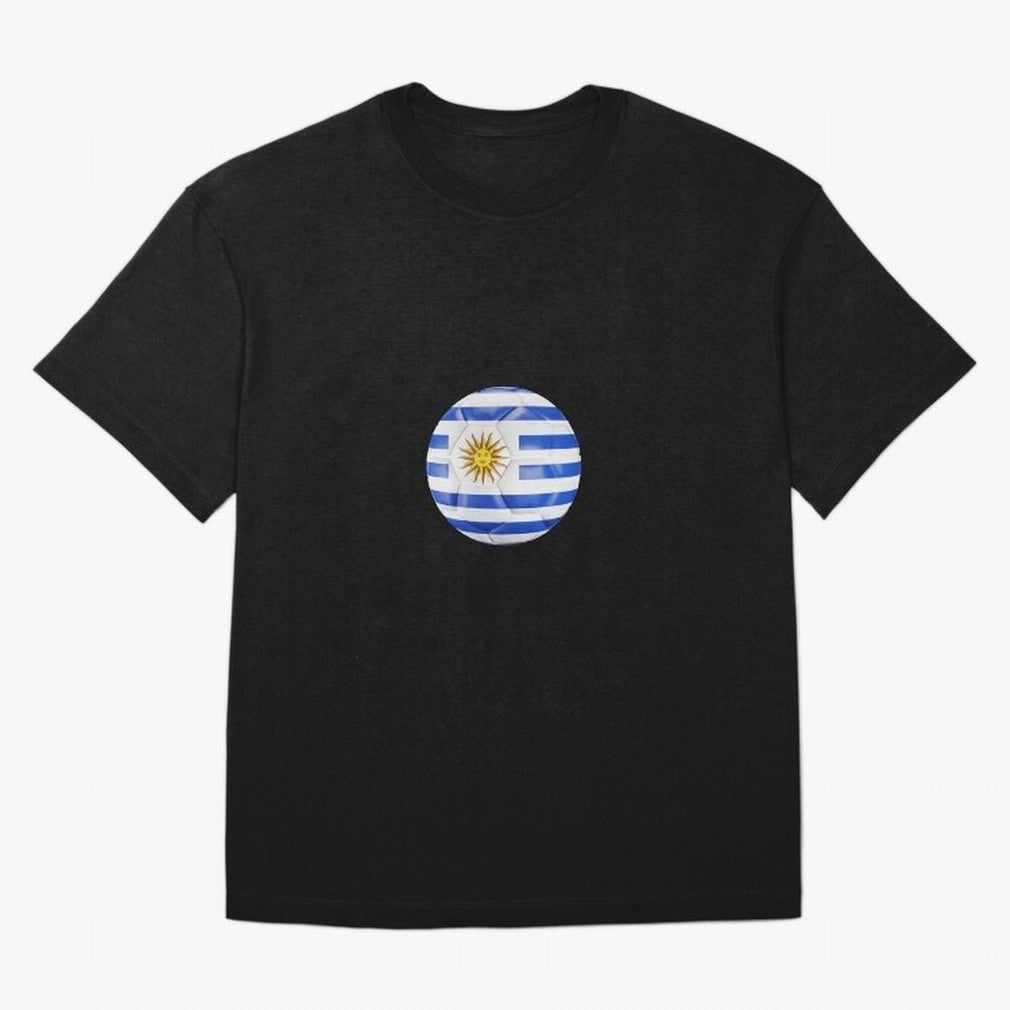 Uruguay Football Oversized T-Shirt Celebrate Fan Favorites in FIFA World Cup 2026 Spirit, Featuring Portugal, Spain and Germany, Messi and Cristiano Ronaldo, Sports Nostalgia, International Competition, Famous Players and Unforgettable Victories;