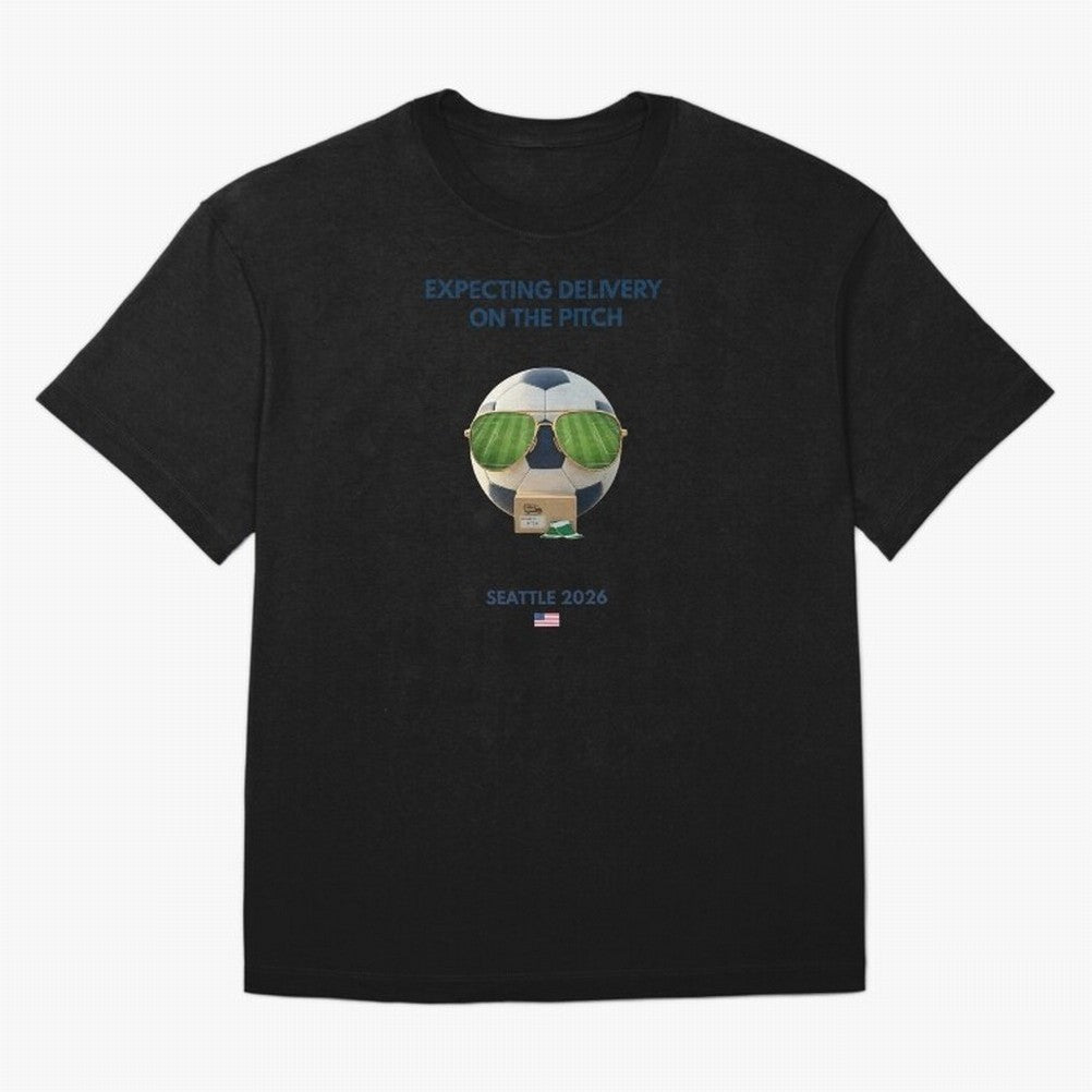 WC26 Hosting City: Seattle | Fun and Smart Soccer Fan Gear Oversized T-Shirt Get Ready for the FIFA World Cup 2026 USA Canada Mexico Journey through Neymar Highlights, Argentina Pride, Supporter Pride, Iconic Celebrations, Legendary Names and