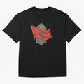 Morocco Flag Heritage World Cup 2026 Oversized T-Shirt Celebrate the Road through FIFA World Cup 2026 Filled with Messi, France and Portugal Energy, Football Festival Excitement, Trophy Ambitions, Country Rivalries and Star Player Buzz; Ideal for