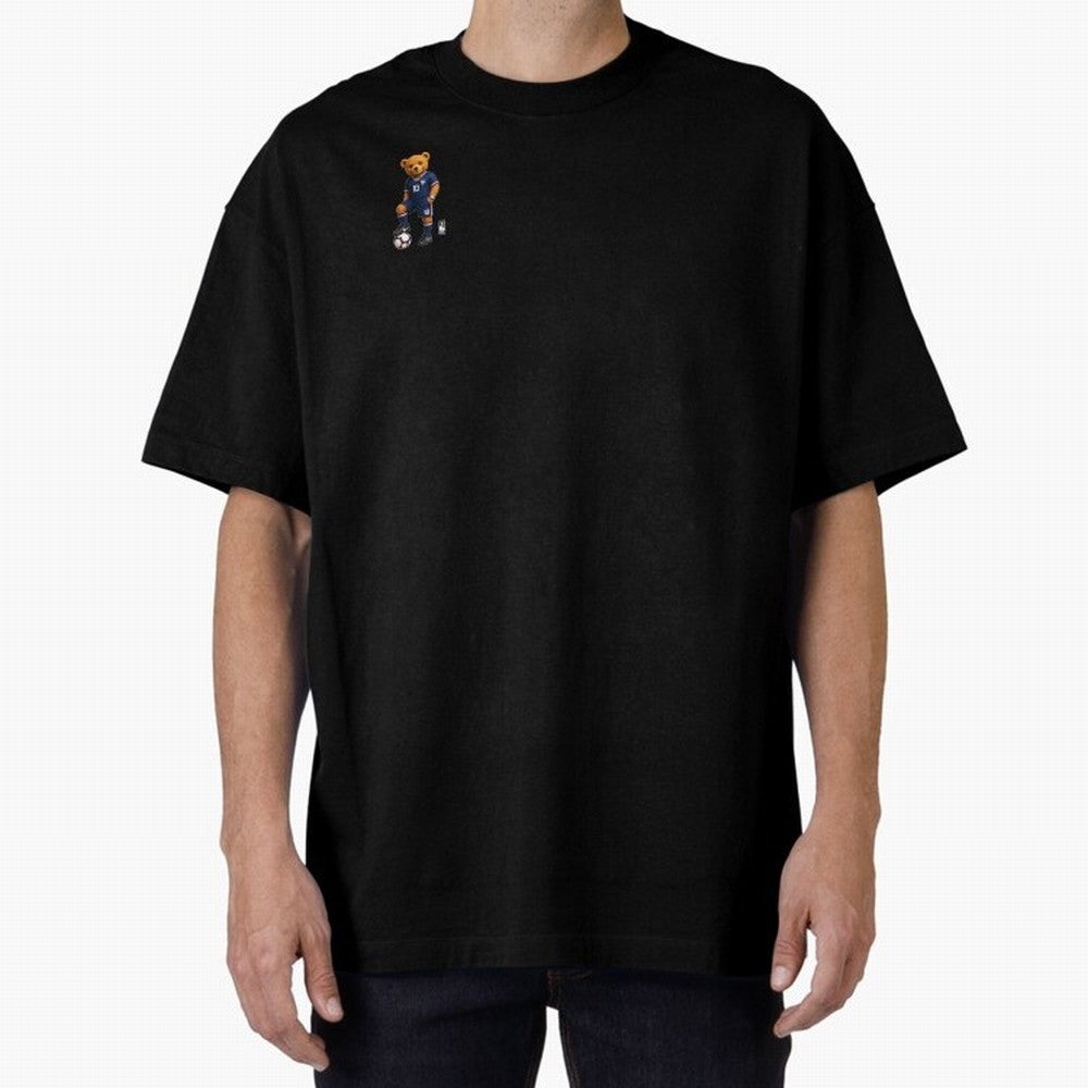 France Soccer Bear World Cup Teddy Bear Oversized T-Shirt Bring Global Tournament Vibes to FIFA World Cup 2026 USA Canada Mexico Inspired by Neymar, Haaland and Cristiano Ronaldo, England and Germany Energy, Tournament Hype, Historic Matchups,
