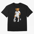 England Soccer Bear World Cup Teddy Bear Oversized T-Shirt Fuel the Hype around the FIFA World Cup 2026 Group Stage Journey through Cristiano Ronaldo Highlights, Spain Pride, Retro Football Energy, Iconic Rivalries, Trophy Chase Drama and Stadium