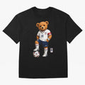 USA Soccer Bear World Cup 2026 Teddy Bear Oversized T-Shirt Feel the Trophy Chase of Match Day Hype around FIFA World Cup 2026, Neymar, Haaland and Cristiano Ronaldo, Brazil, Goal Celebration Energy, Supporter Heritage, Football Icons and Worldwide