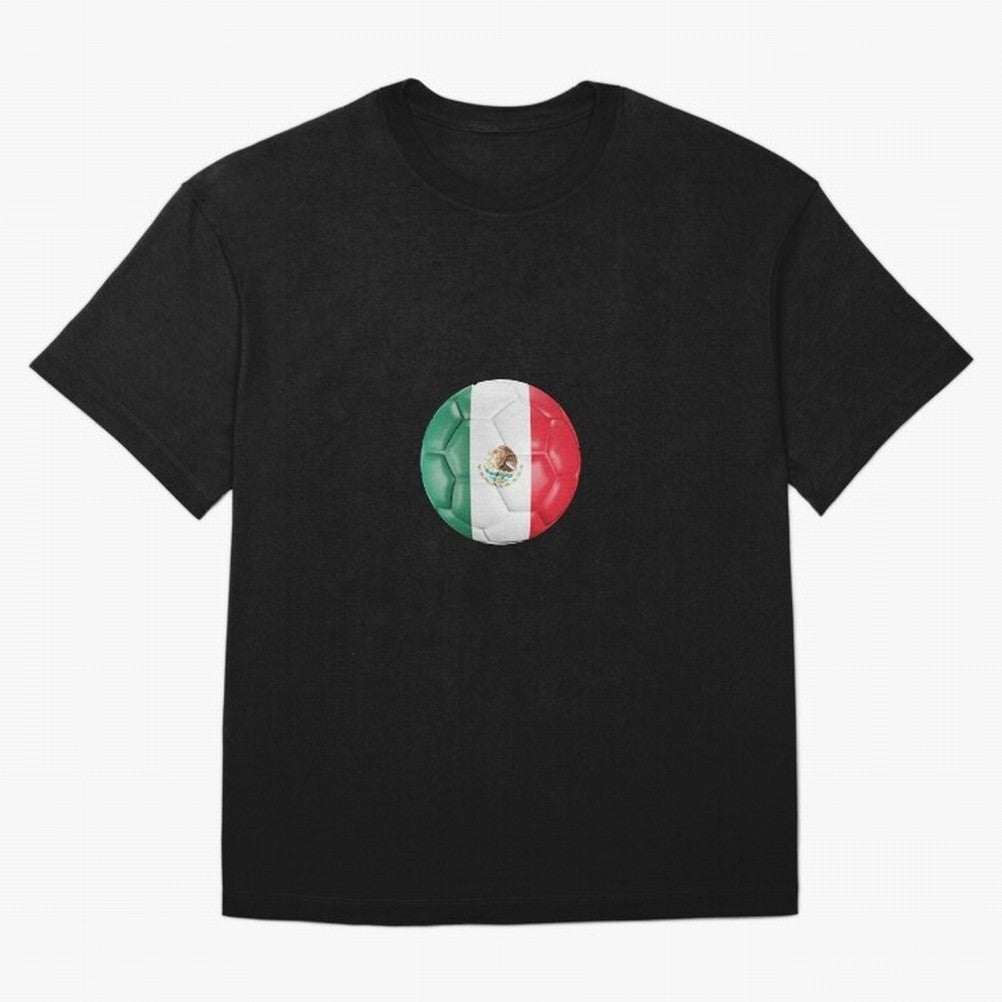 Mexico Football Oversized T-Shirt Step into FIFA World Cup 2026 USA Canada Mexico for Fans of Messi and Cristiano Ronaldo and Argentina, France and Brazil, Bringing Vintage Soccer Flavor, Modern Football Stars, National Flags and Final Night