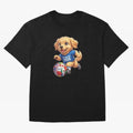 Golden Retriever Soccer Champ - World Cup 2026 Spirit Oversized T-Shirt Feel the Heartbeat of FIFA World Cup 2026 USA Canada Mexico Capturing Messi, Neymar and Mbappe, France Energy, Stadium Memories, Football Loyalty, International Chants and