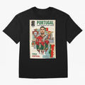 Portugal 2026 ¨C In Search of Glory Oversized T-Shirt Support the FIFA World Cup 2026 Journey through Haaland and Mbappe Highlights, France and Portugal Pride, Supporter Pride, Iconic Celebrations, Legendary Names and Global Match Day Energy; Made