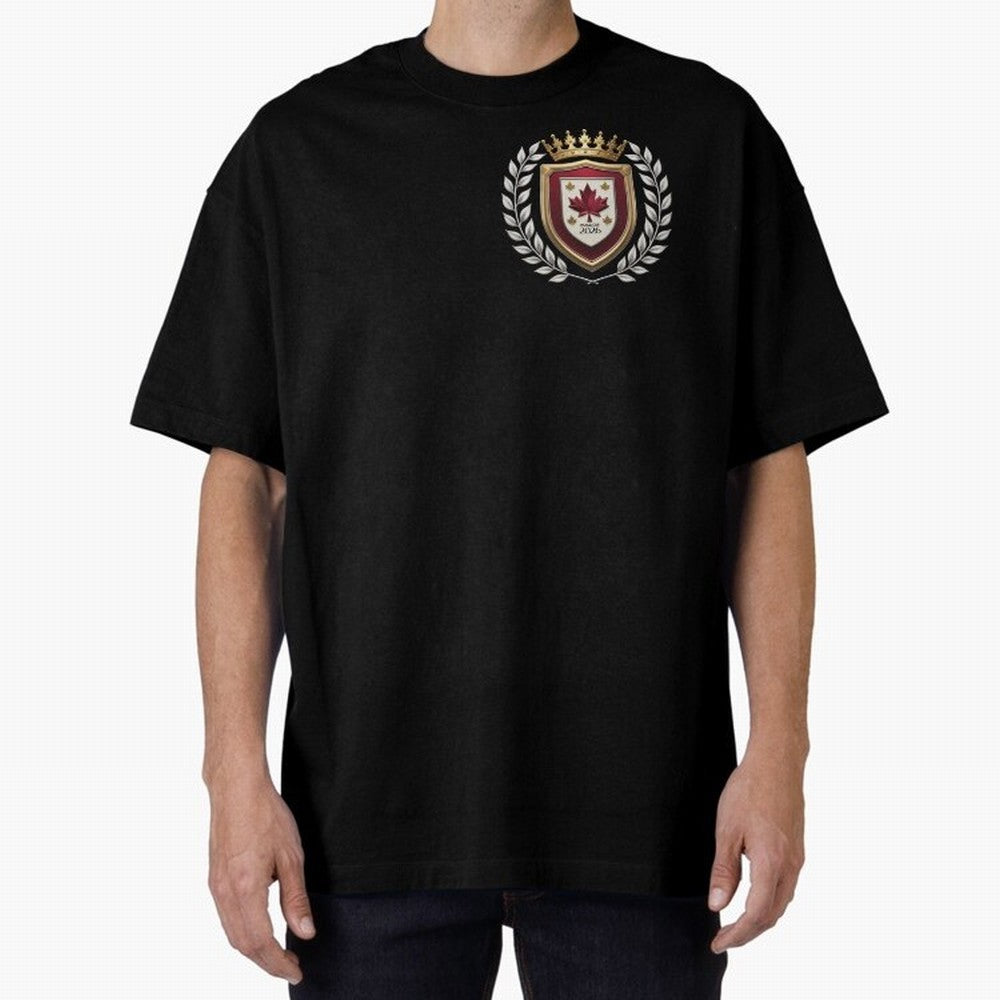 Canada World Cup 2026 Oversized T-Shirt Keep Football History Alive during Global Football Passion for FIFA World Cup 2026 USA Canada Mexico, Inspired by Cristiano Ronaldo, Haaland and CR7, Argentina, Football History, Final Match Energy, Crowd