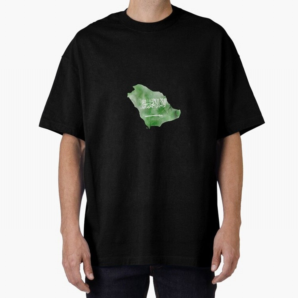 Saudi Arabia Oversized T-Shirt Relive the FIFA World Cup 2026 Journey through Messi and Cristiano Ronaldo Highlights, Argentina, France and Brazil Pride, Stadium Chants, National Pride, Trophy Dreams and Unforgettable Football Memories; Ideal for