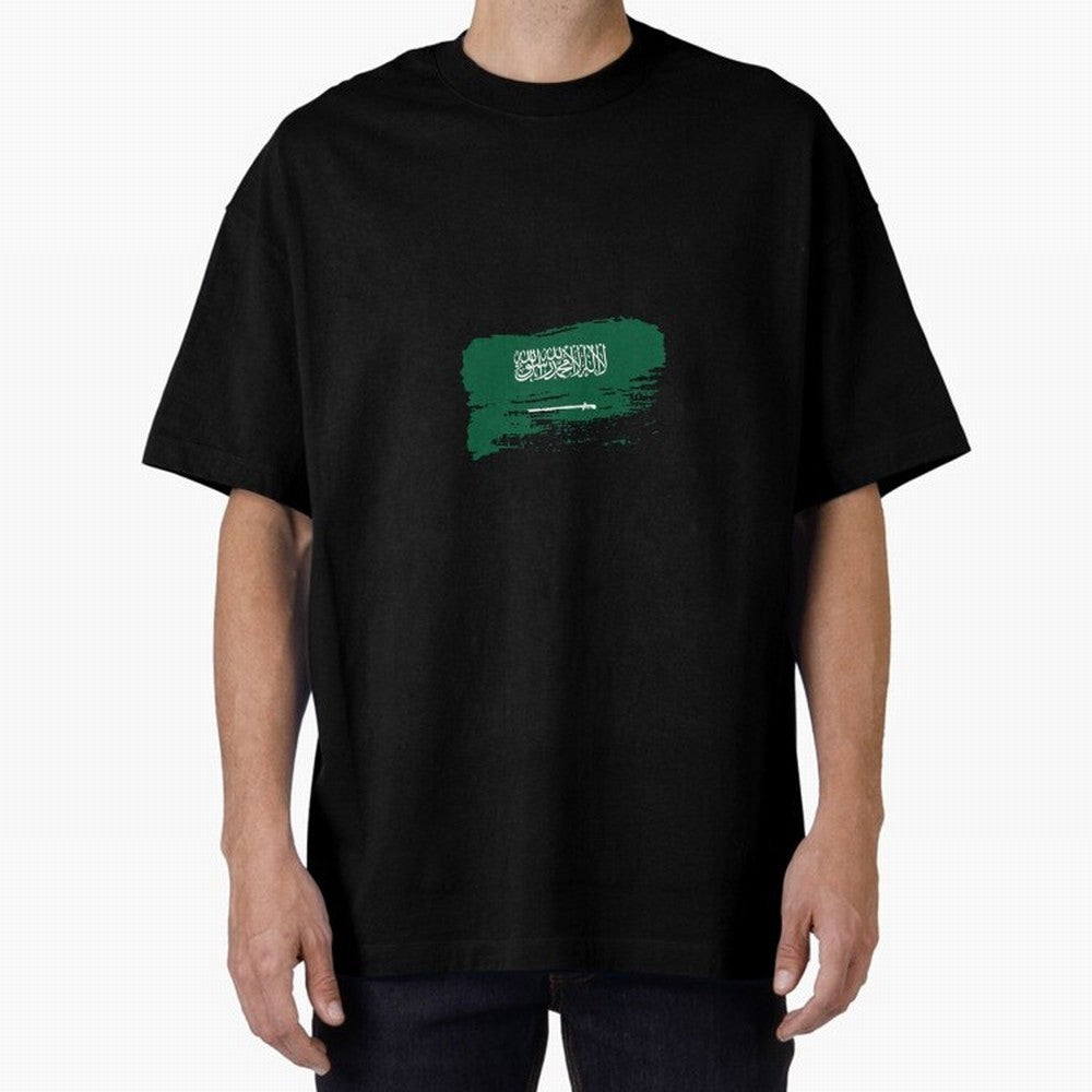 Saudi Arabia Oversized T-Shirt Celebrate Classic Football Spirit in the FIFA World Cup 2026 Group Stage Journey through Mbappe Highlights, Argentina, France and Brazil Pride, Sports Nostalgia, International Competition, Famous Players and