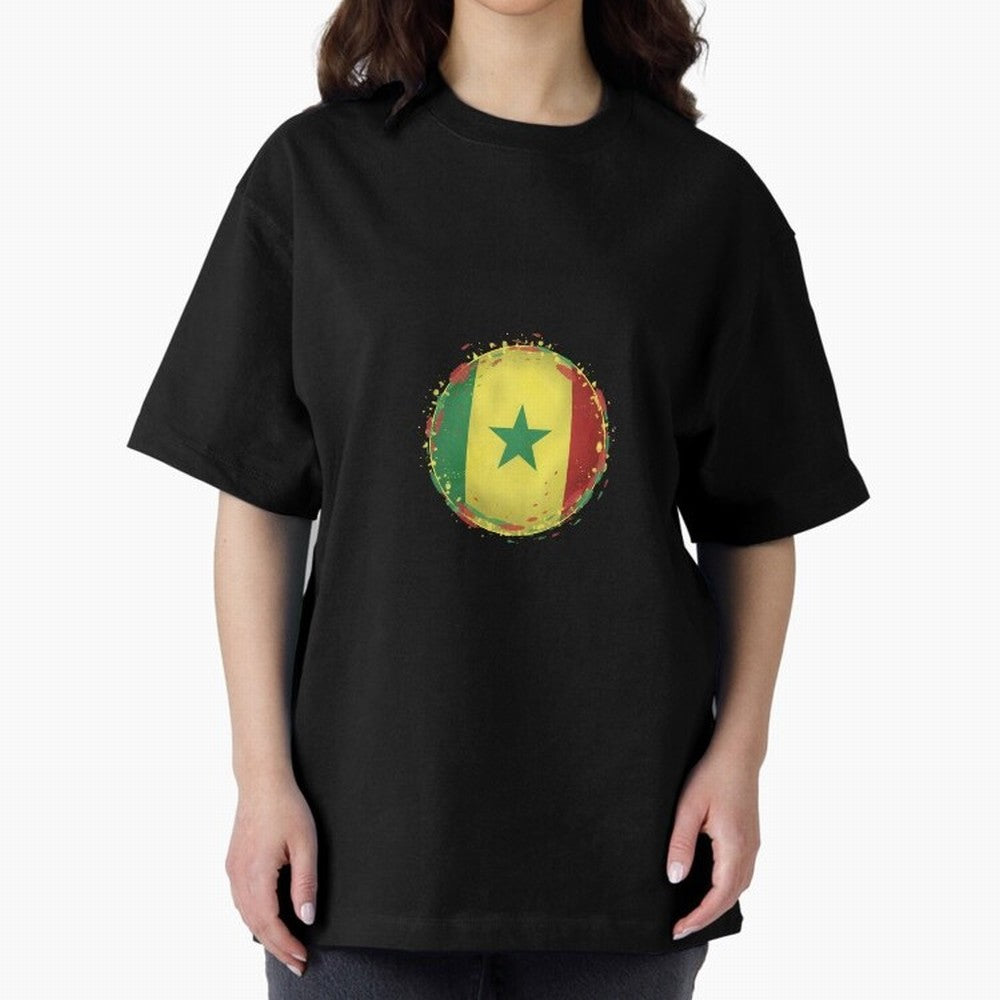 Senegal Oversized T-Shirt Live for the Drama of Global Football Passion for FIFA World Cup 2026 Group Stage, Capturing Messi, CR7 and Mbappe, Portugal, Spain and Germany, Match Day Excitement, Supporter Culture, Golden Goals and Global Football