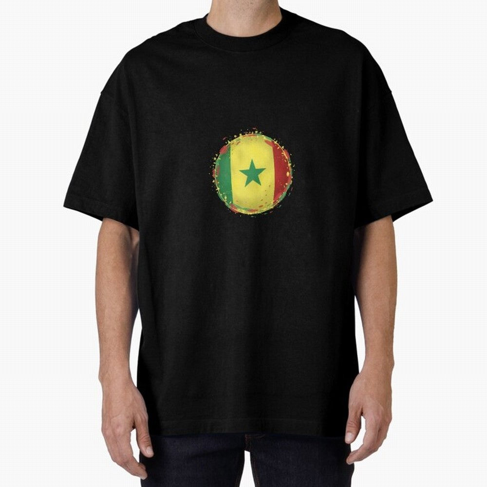 Senegal Oversized T-Shirt Live for the Drama of Global Football Passion for FIFA World Cup 2026 Group Stage, Capturing Messi, CR7 and Mbappe, Portugal, Spain and Germany, Match Day Excitement, Supporter Culture, Golden Goals and Global Football