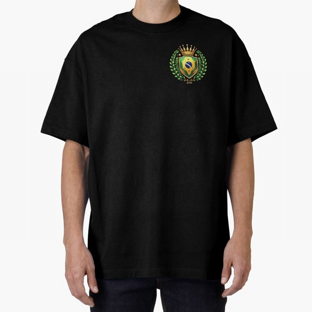 Brazil World Cup 2026 Oversized T-Shirt Carry the FIFA World Cup 2026 Group Stage Journey through Mbappe and Neymar Highlights, France Pride, Champion Mindset, Group Stage Buzz, Knockout Tension and Passionate Fan Culture; Perfect for Fans,