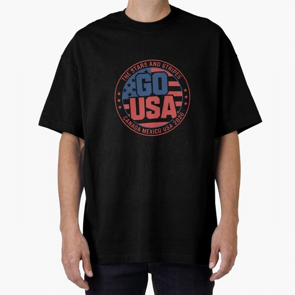 2026 USA Soccer Mexico Canada Oversized T-Shirt Honor the Beautiful Game during the FIFA World Cup 2026 Journey through Cristiano Ronaldo, Haaland and CR7 Highlights, Argentina and Brazil Pride, Championship Spirit, Famous Goals, Roaring Crowds and