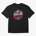 Play Like We Drink ¨C Craft Beer Revolution Oversized T-Shirt Show Your Love for Global Football Passion for FIFA World Cup 2026, Built around CR7 and Messi, Portugal, Sports Nostalgia, International Competition, Famous Players and Unforgettable