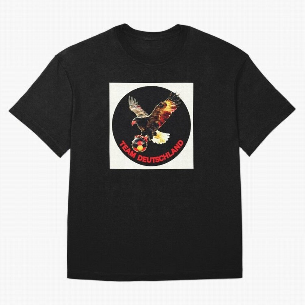 Eagle motif TEAM Germany Oversized T-Shirt Support the Legends of Global Football Passion for FIFA World Cup 2026, Inspired by CR7, Spain, Football Festival Excitement, Trophy Ambitions, Country Rivalries and Star Player Buzz; Built for Supporters