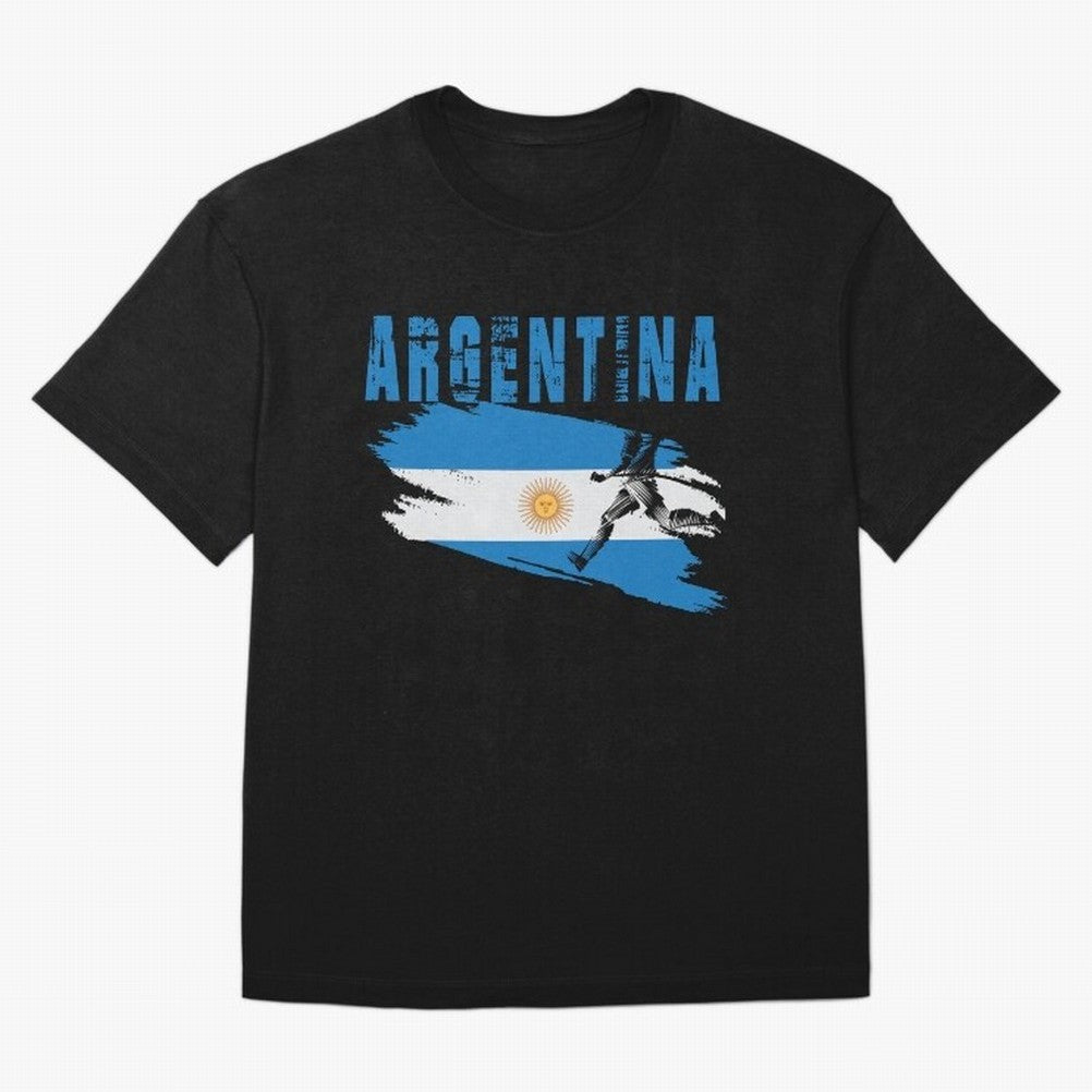 Argentina World Cup 2026 ¨C Pride in Motion Oversized T-Shirt Carry National Pride through FIFA World Cup 2026 USA Canada Mexico for Fans of Neymar, Haaland and Cristiano Ronaldo and Portugal, Bringing Football History, Final Match Energy, Crowd