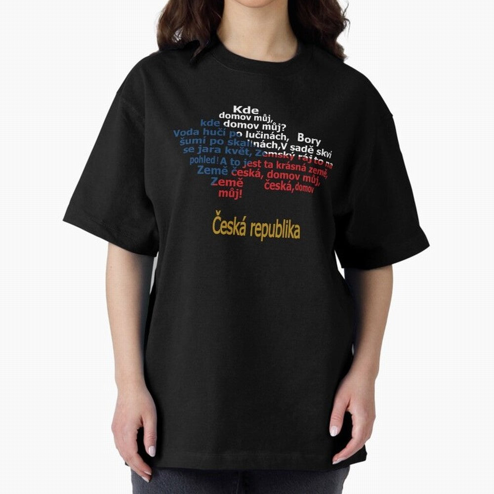 ?esk¨¢ republika (Anthem, map, and flag) Oversized T-Shirt Bring Legendary Rivalry Energy to Global Football Passion for FIFA World Cup 2026 USA Canada Mexico, with Messi, Neymar and Mbappe, England, France and Netherlands, Stadium Memories,