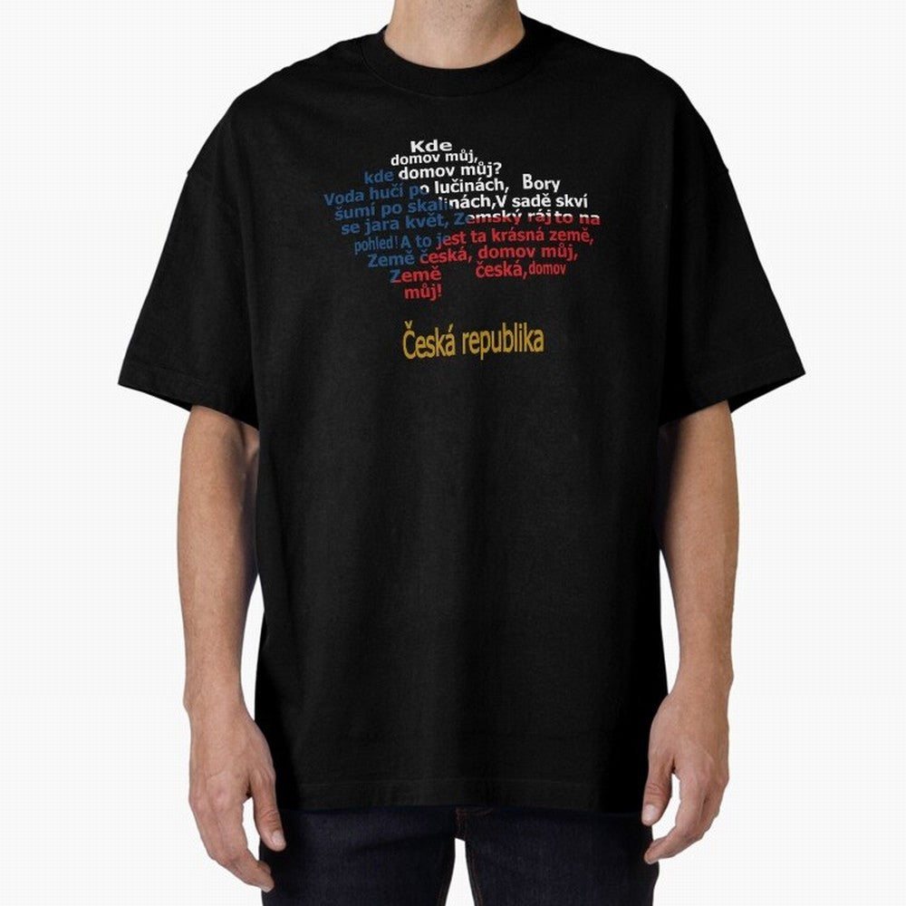 ?esk¨¢ republika (Anthem, map, and flag) Oversized T-Shirt Bring Legendary Rivalry Energy to Global Football Passion for FIFA World Cup 2026 USA Canada Mexico, with Messi, Neymar and Mbappe, England, France and Netherlands, Stadium Memories,