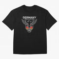 Germany National Football Team World Cup 2026 Eagle Logo Oversized T-Shirt Join the Countdown to FIFA World Cup 2026 USA Canada Mexico for Fans of CR7 and Brazil, Bringing Vintage Soccer Flavor, Modern Football Stars, National Flags and Final Night