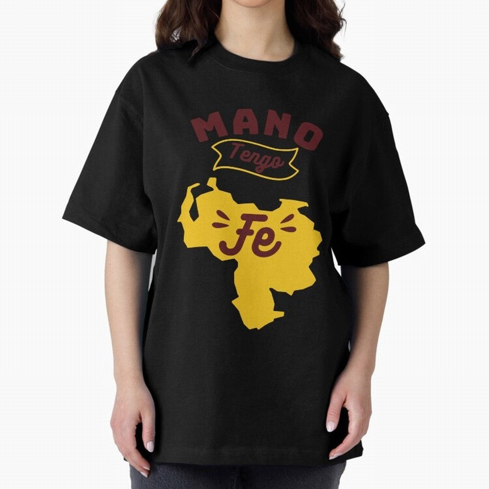 HAND I HAVE FAITH Oversized T-Shirt Build Match Day Hype around FIFA World Cup 2026, Mbappe and Neymar, Spain, Game Day Rituals, Football Legends, Country Pride and the Road to the Final; Perfect for Supporters Who Want Bold Football Energy, Global