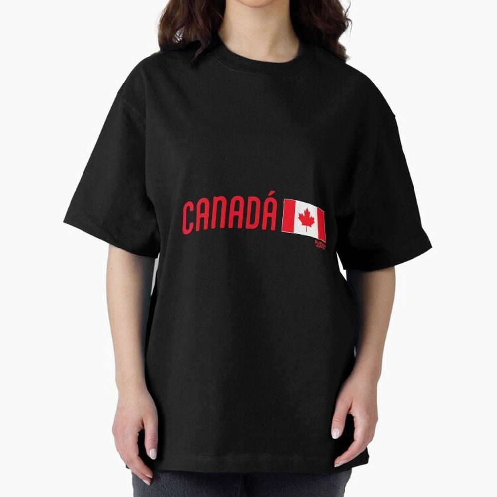 2026 Canada Soccer Fan World Cup Oversized T-Shirt Honor Football Greatness during FIFA World Cup 2026 for Fans of Messi, Neymar and Mbappe and Netherlands, Bringing Classic Soccer Heritage, Championship Pressure, Fan Loyalty and International