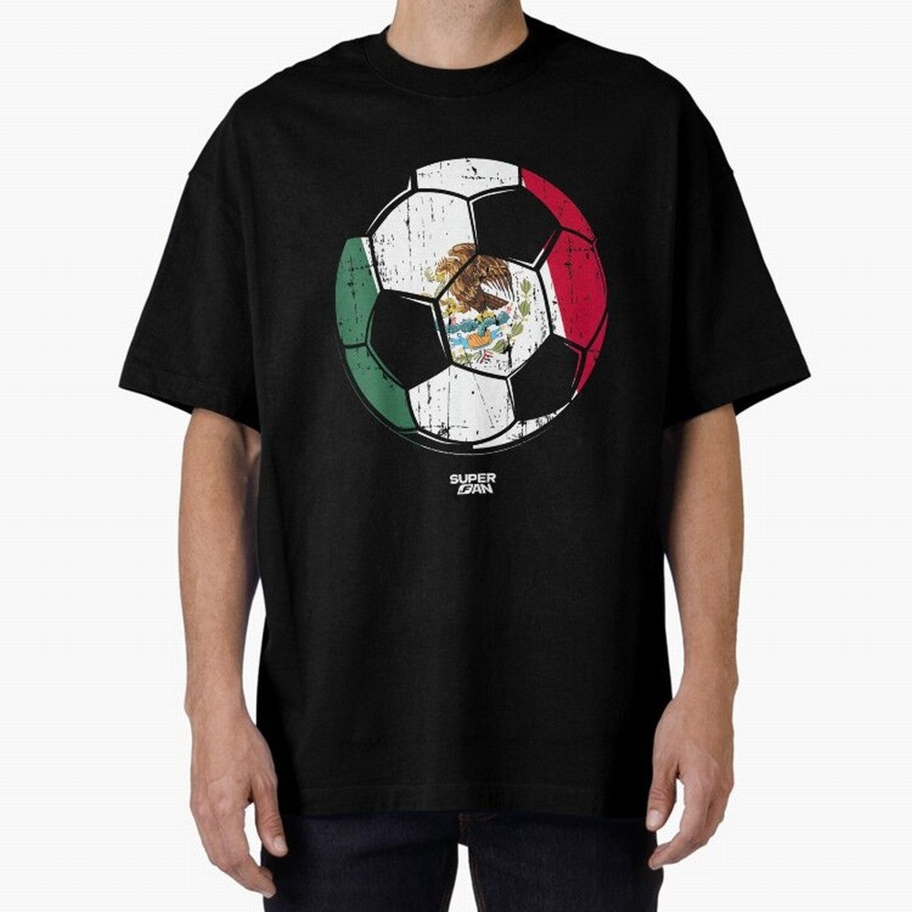 2026 Mexico Soccer Fan World Cup Oversized T-Shirt Bring the FIFA World Cup 2026 USA Canada Mexico Journey through Neymar Highlights, England Pride, Football Passion, Legendary Performances, Festival Vibes and Supporter Community; Made for Die Hard