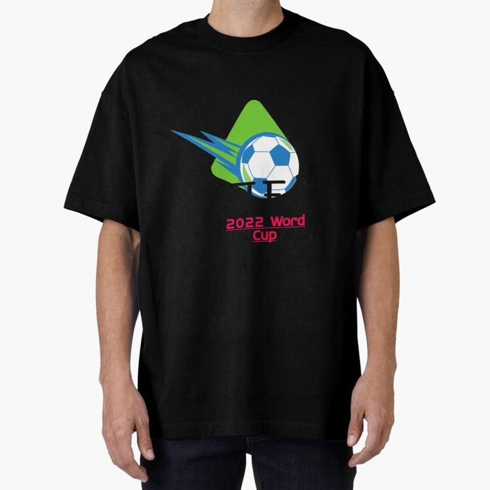 FIFA 2022 FOOTBALL WORLD CUP Upcoming World Cup design Oversized T-Shirt Feel the FIFA World Cup 2026 USA Canada Mexico Journey through Messi, Neymar and Mbappe Highlights, Argentina and Brazil Pride, Stadium Chants, National Pride, Trophy Dreams