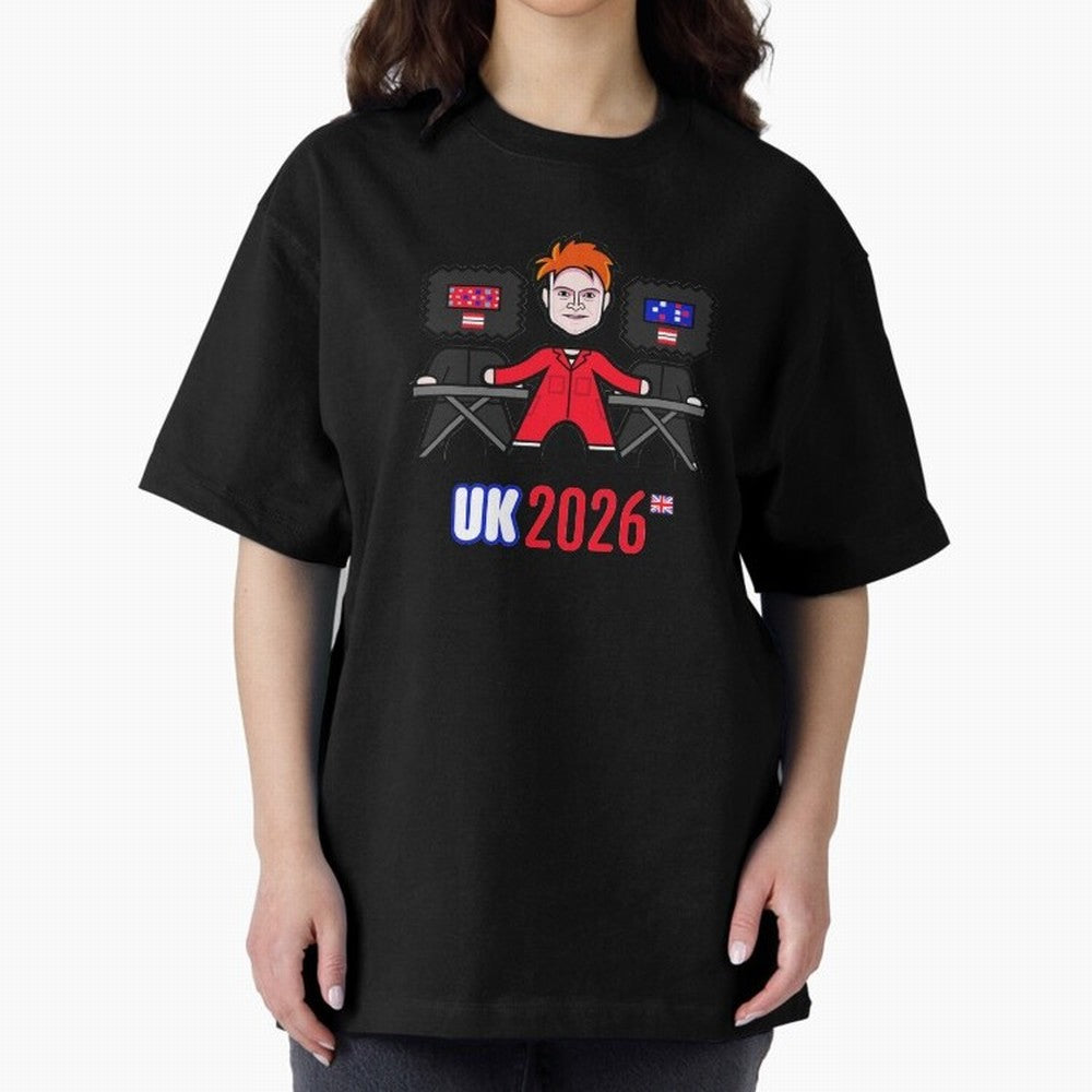 United Kingdom 2026 Oversized T-Shirt Make Game Day About FIFA World Cup 2026 USA Canada Mexico Spirit, Connected to Argentina, France and Brazil, Messi, Classic Soccer Heritage, Championship Pressure, Fan Loyalty and International Pride; Great for