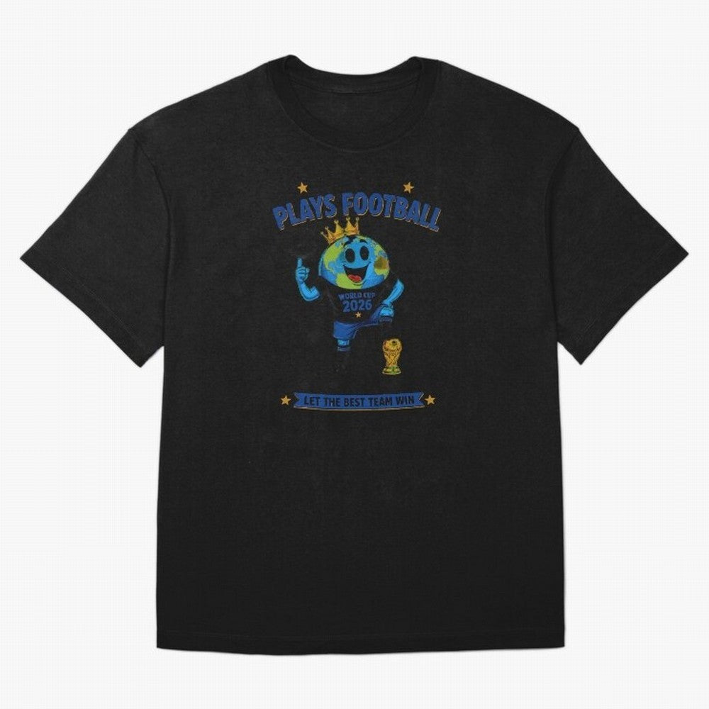 Soccer Oversized T-Shirt Feel the Heartbeat of FIFA World Cup 2026 USA Canada Mexico Highlighting CR7, England, France and Netherlands Energy, Championship Spirit, Famous Goals, Roaring Crowds and International Football Unity; Perfect for Fans,