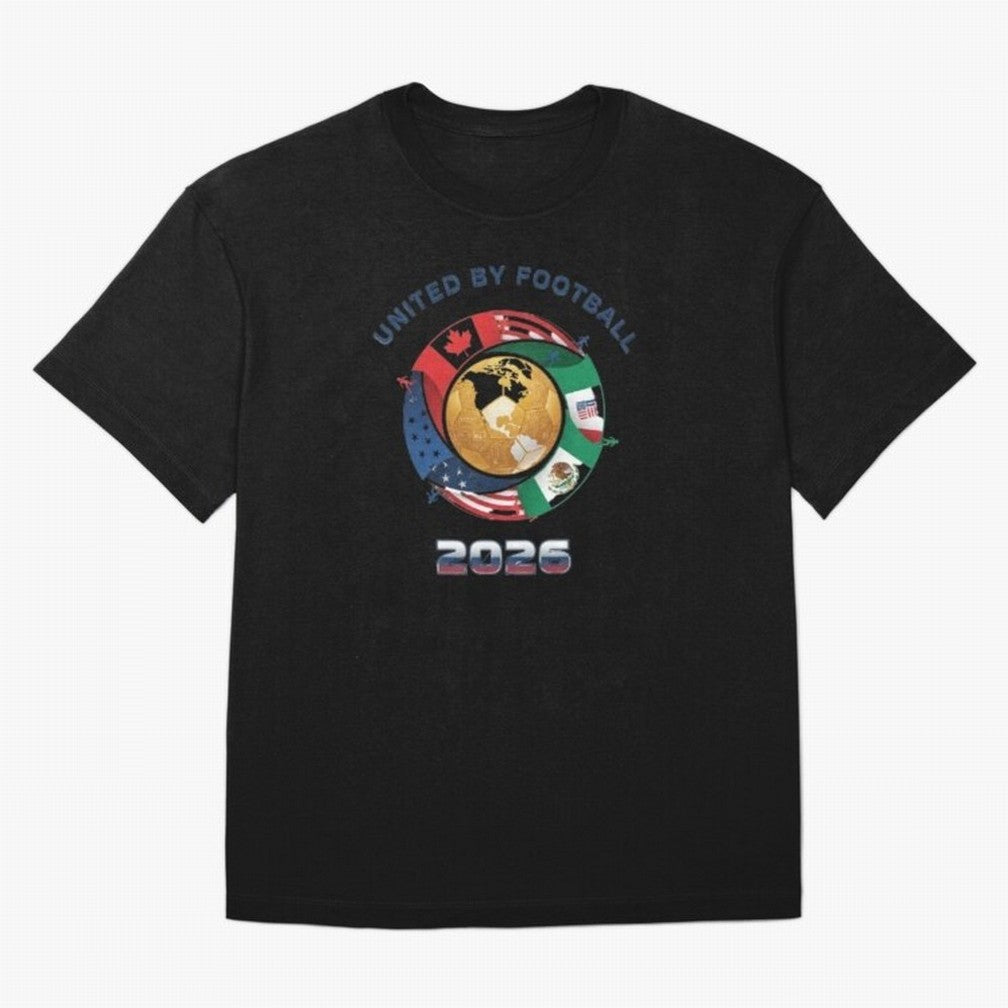 Connected Network Soccer Ball World Cup 2026 Concept Oversized T-Shirt Upgrade Match Day Hype around FIFA World Cup 2026, Mbappe and Neymar, Argentina, Retro Football Energy, Iconic Rivalries, Trophy Chase Drama and Stadium Atmosphere; Ideal for